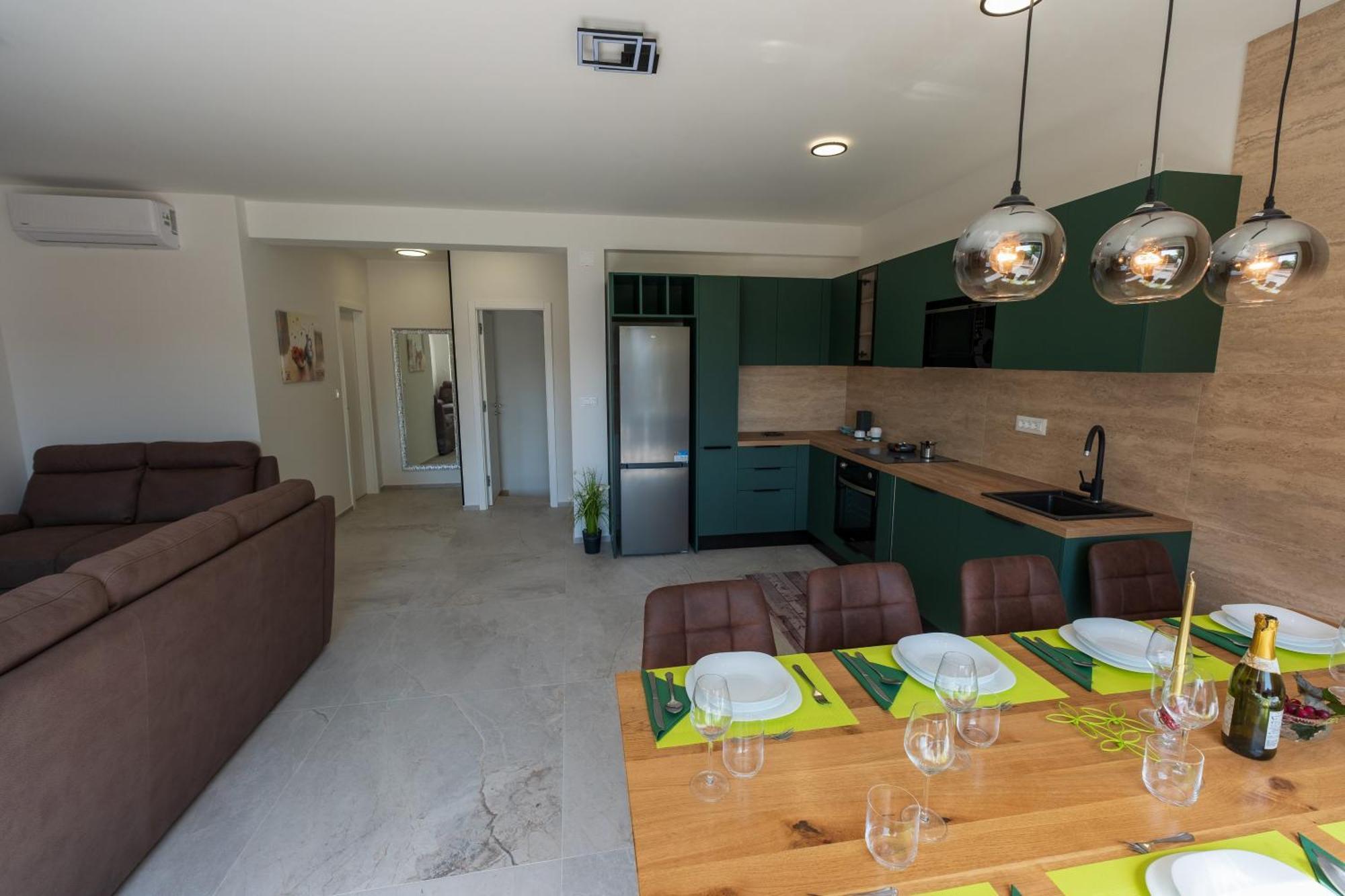 Three-Bedroom Premium Holiday Home Atmosfera With Private Pool&Sauna Vodice Exterior photo