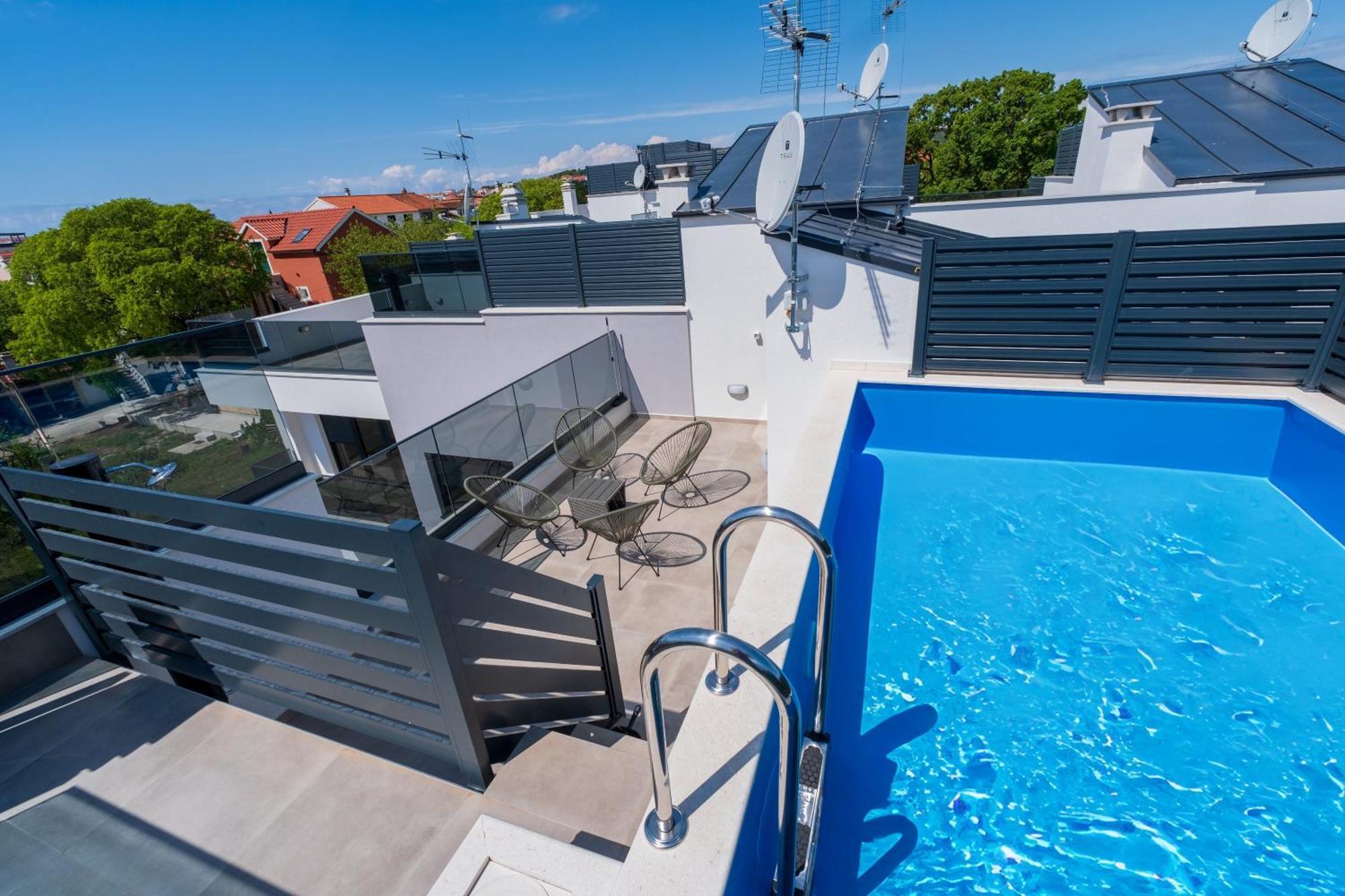 Three-Bedroom Premium Holiday Home Atmosfera With Private Pool&Sauna Vodice Exterior photo